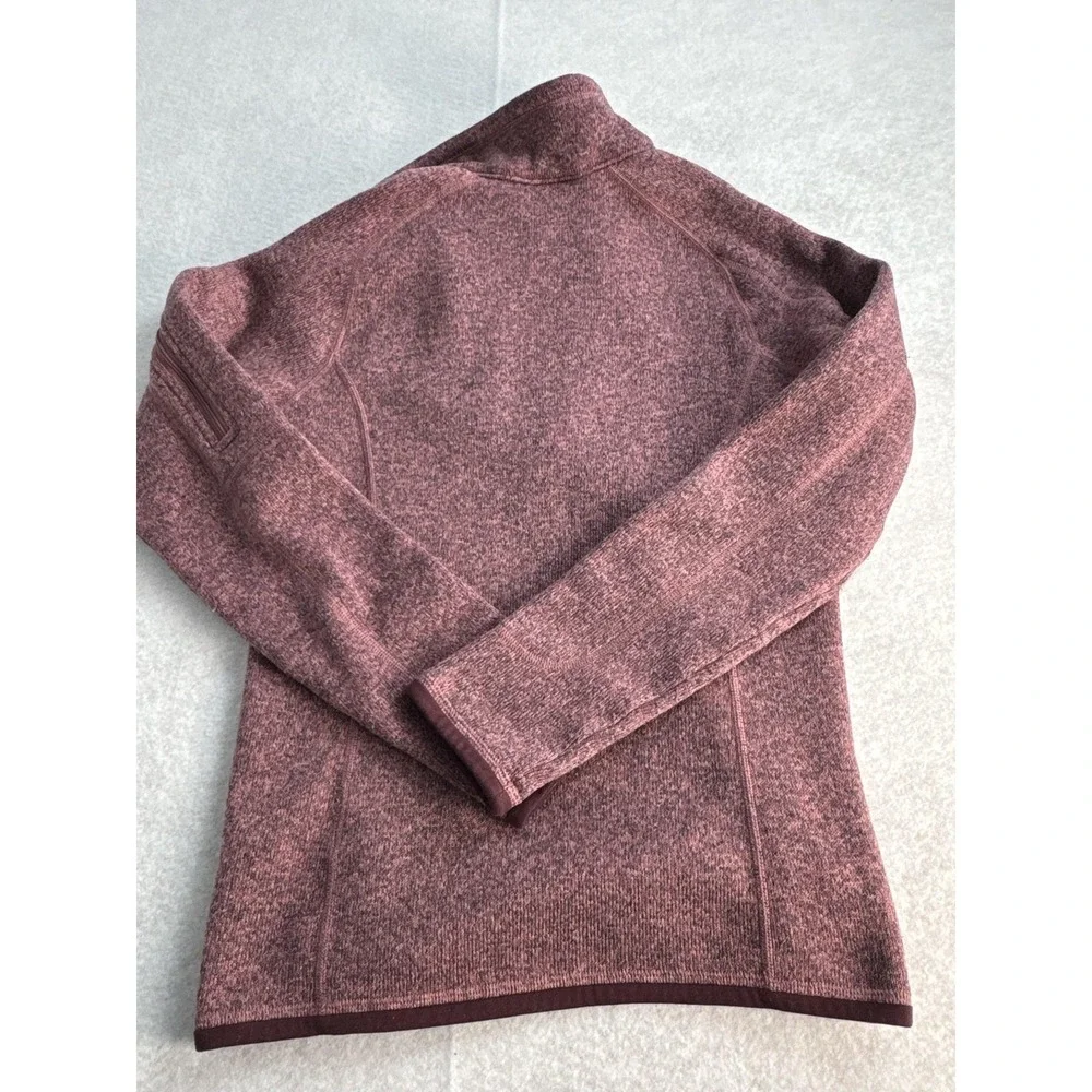 Patagonia Better Sweater Pullover Women's‎ Small Purple Fleece 1/4 Zip Mock Neck